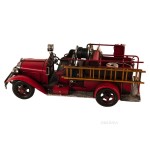 AR027 Handmade 1910s Fire Engine Truck Model 